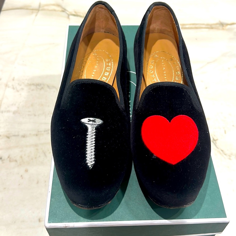 Stubbs & Wooton “Screw Love” loafers
